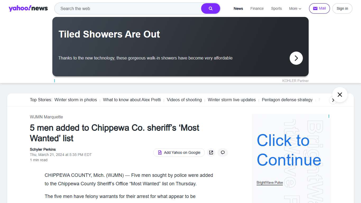 5 men added to Chippewa Co. sheriff’s ‘Most Wanted’ list